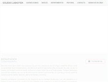 Tablet Screenshot of colegiolabastida.edu.mx